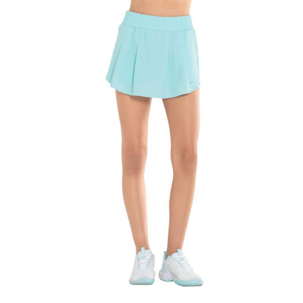 NEW K-SWISS woven 13" skirt in canal